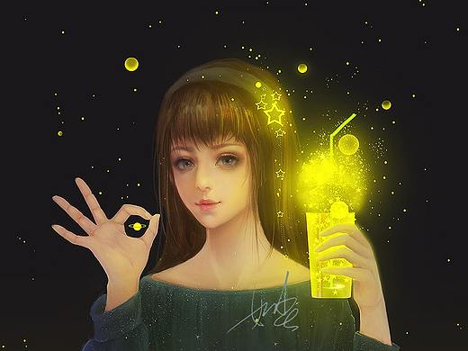 来一杯星星月牙云朵冰激凌