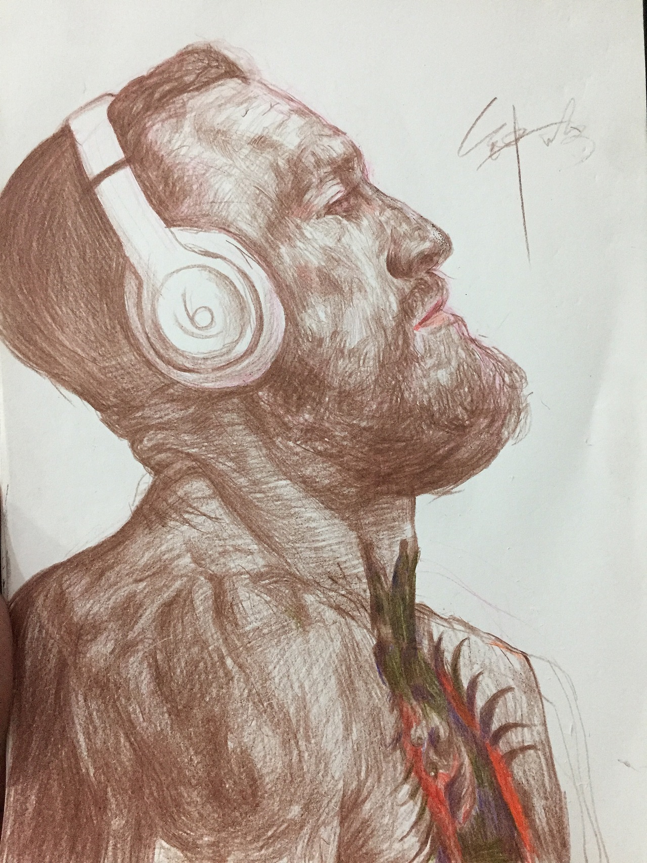 彩铅 康纳·麦格雷戈_壹创手绘-站酷zcool