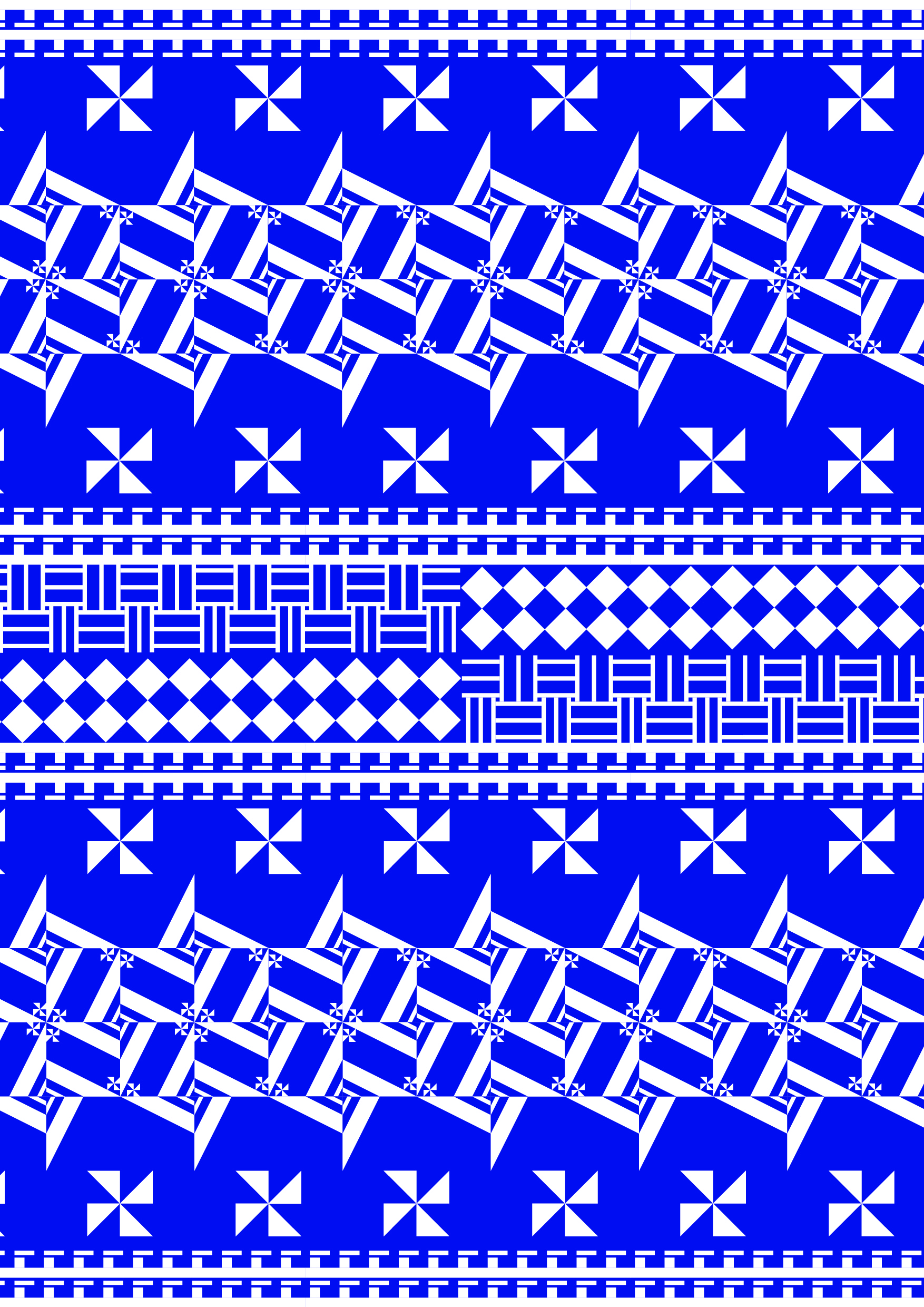 传统土布纹样视觉化系列三