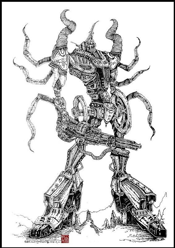 霸械屠城（图ZMjQ5NDEwNjg=） - 游戏原画 - 站酷设计师古色古香的世界原创素材 - 站酷ZCOOL