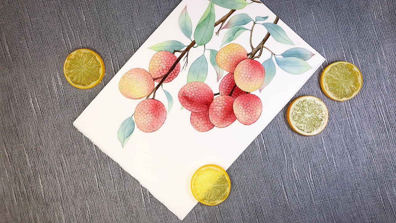 手绘水彩插画-新年吉利水果来了（图ZMTkzNzMxMDY0） - 商业插画 - 站酷设计师董搞搞原创素材 - 站酷ZCOOL