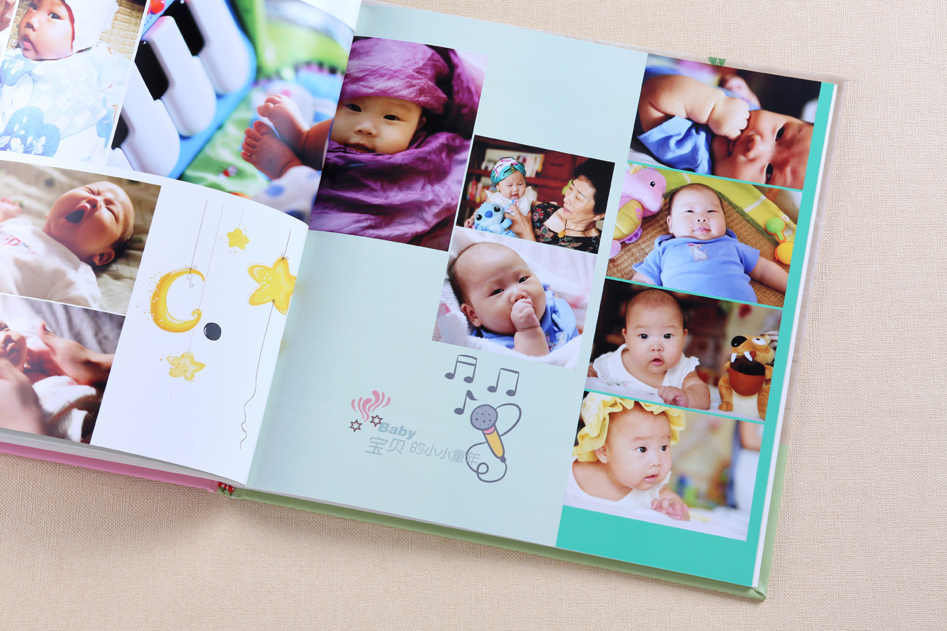 宝宝相册 儿童相册 相册模板|平面|书籍/画册|小玉尘 - 原创作品 - 站酷 (ZCOOL)