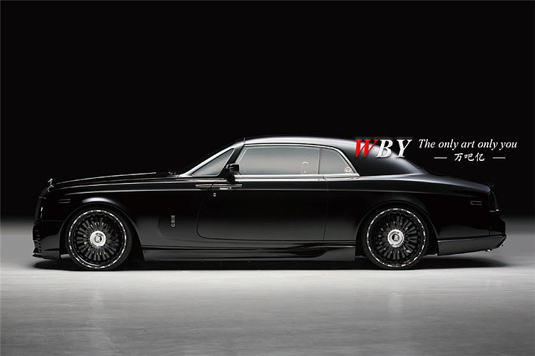 劳斯莱斯phantom幻影两门改装wald大包围前杠后杠侧裙