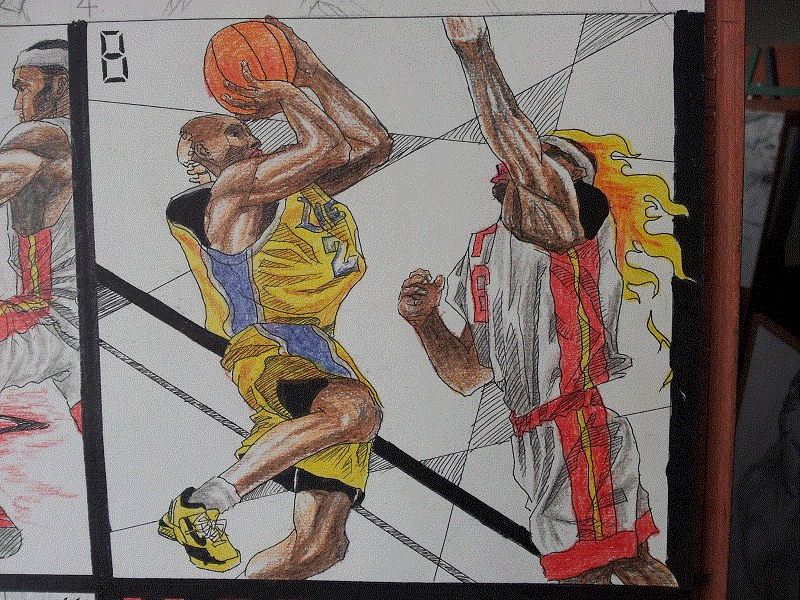 詹姆斯科比对战