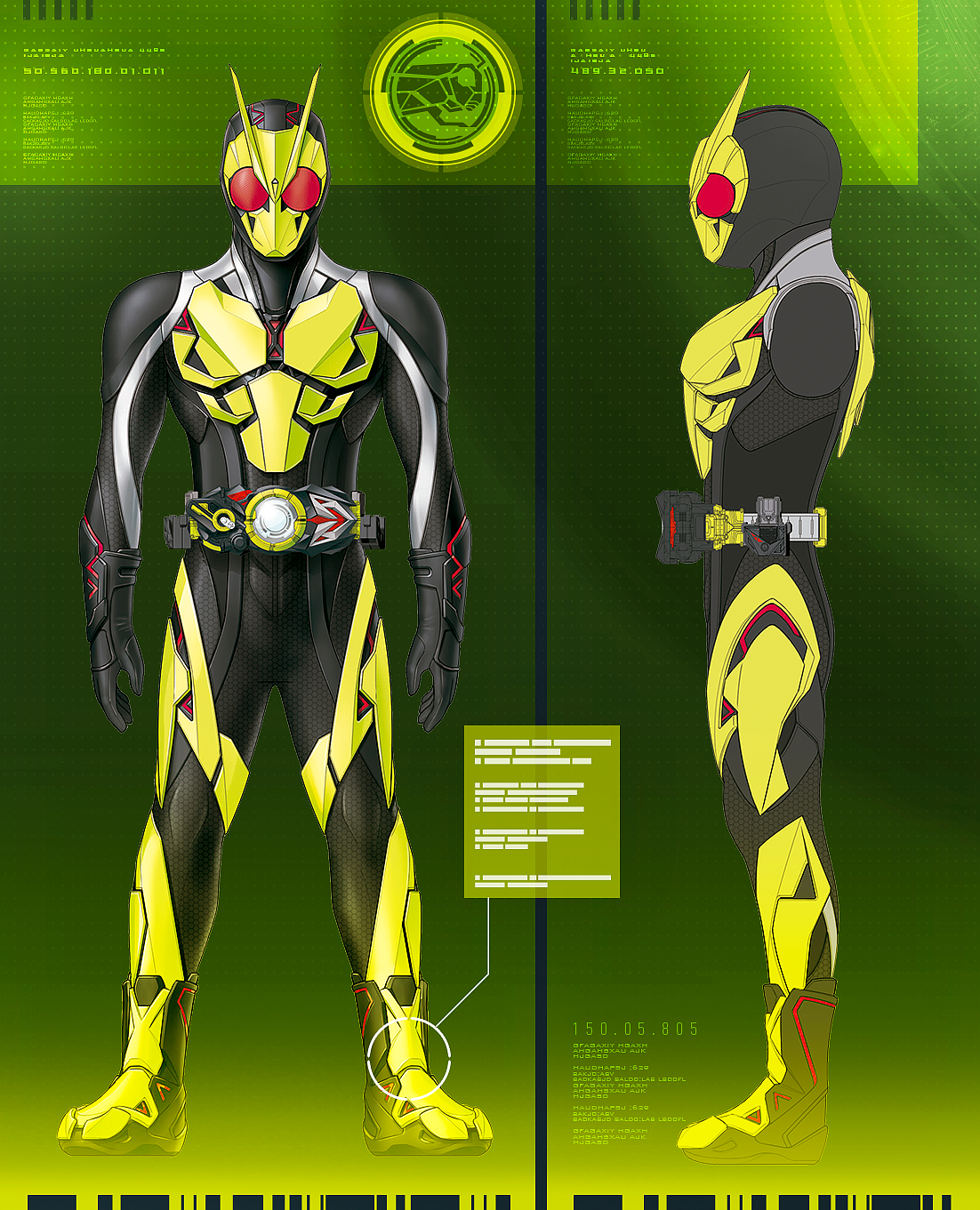 假面骑士zero-one 零一 设计图集