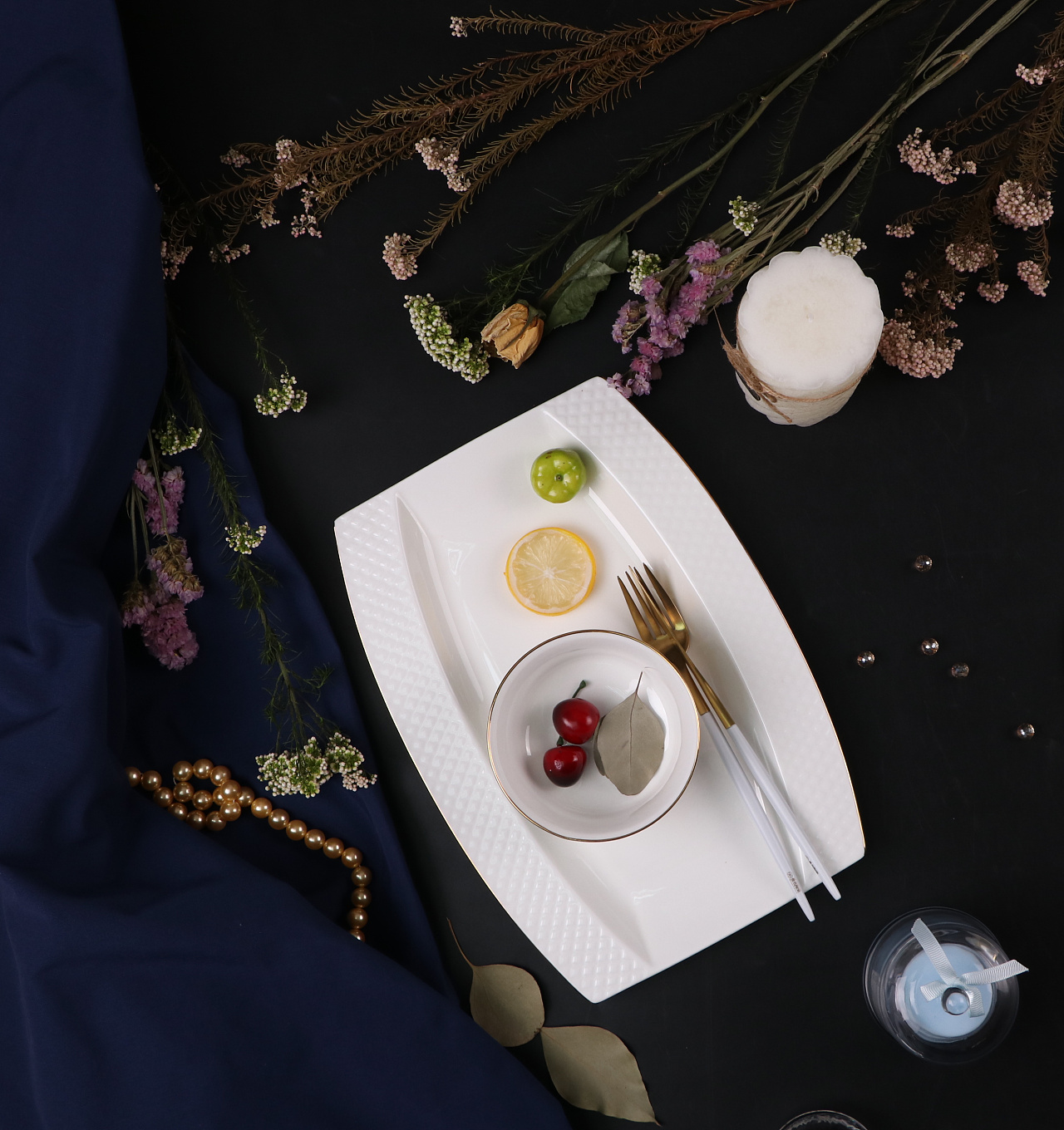 摄影产品陶瓷餐具套装