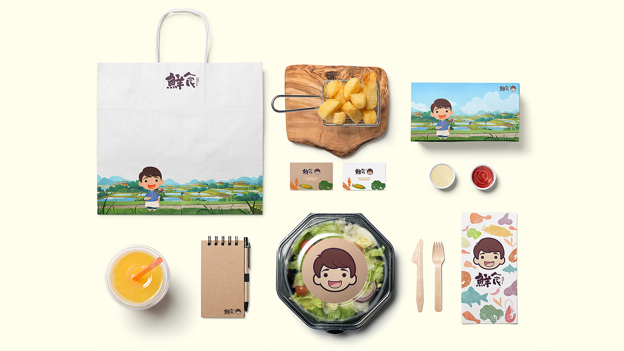 河源-鲜食-品牌推广（图ZMjI1NTk3Mzc2） - 品牌 - 站酷设计师黑白绘原创素材 - 站酷ZCOOL