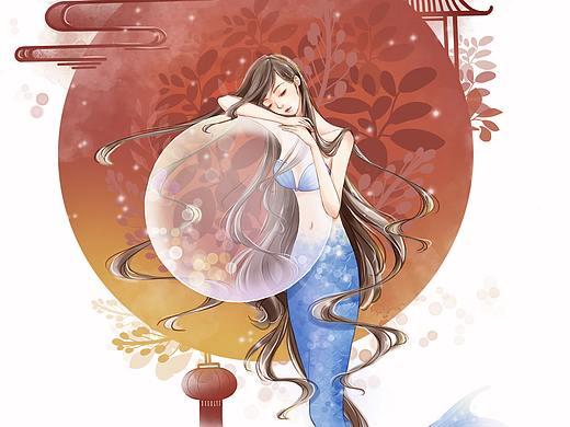 iPad|procreate 人鱼（个人主页-ZNTA3Mzc5MzI=） - 创作习作 - 站酷设计师奕璇Yisyun原创素材 - 站酷ZCOOL