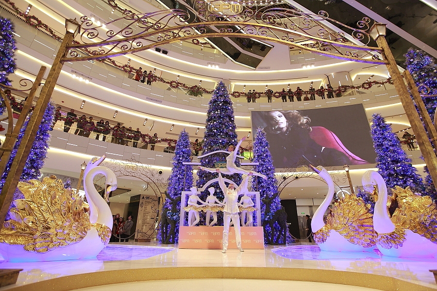 圣诞节新年商场演出表演 IAPM