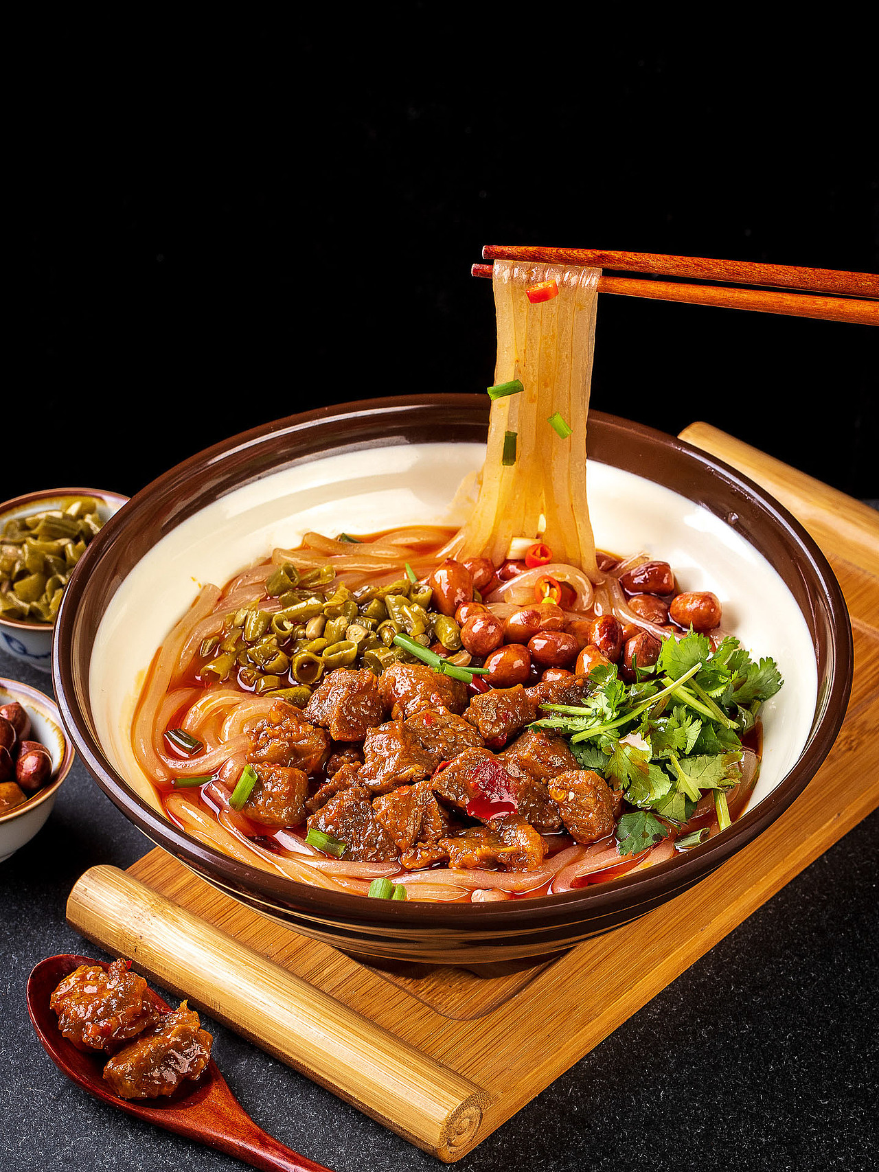 酸辣粉 米粉 红薯粉 卤粉 螺蛳粉 牛肉粉 衡阳美食摄影