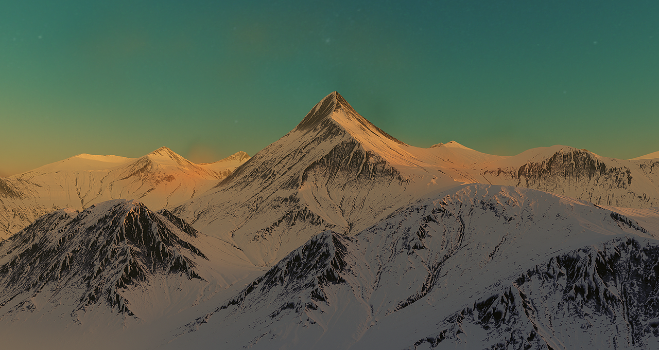 【原创动画】雪山场景 | world creator制作