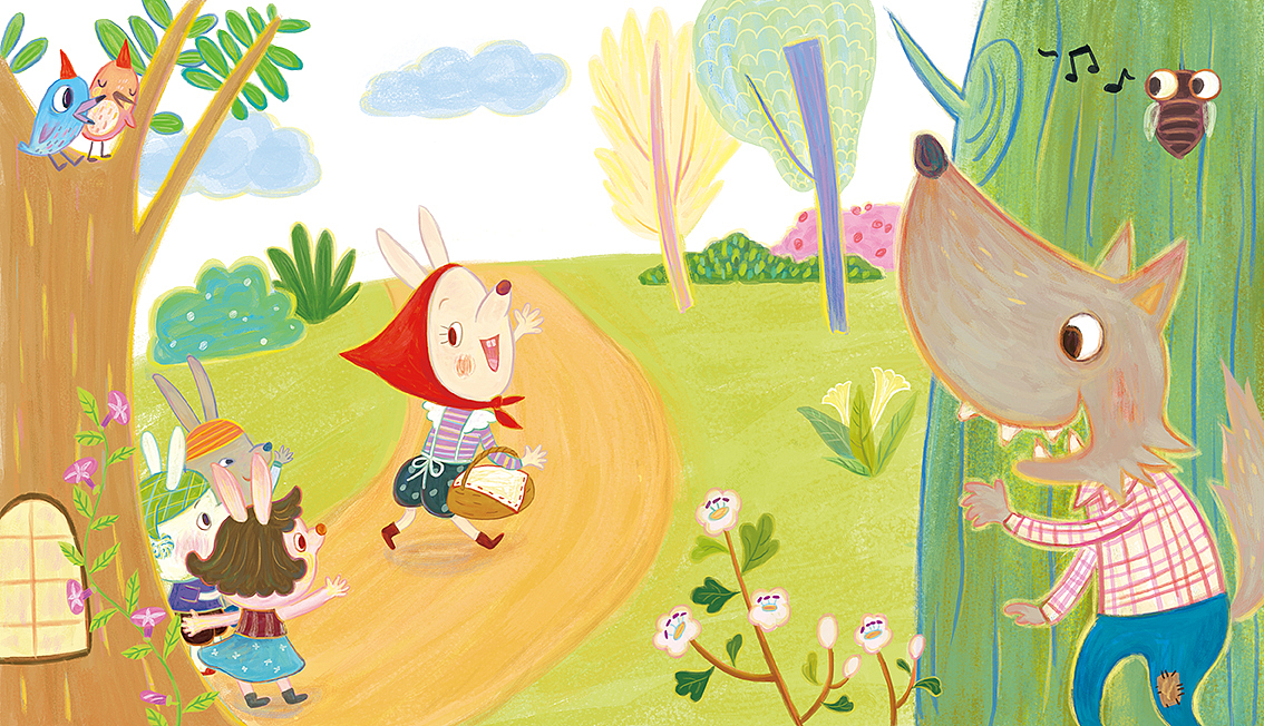 小兔子乖乖|插画|儿童插画|朵莱朵_原创作品-站酷zcool