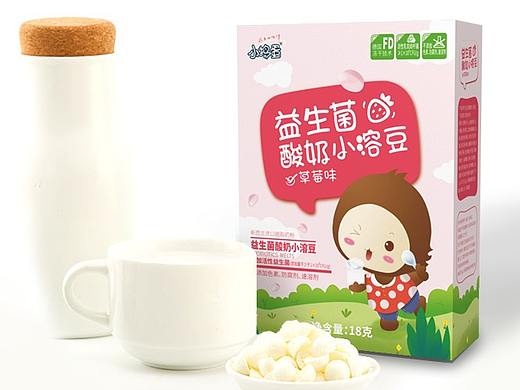 一款益生菌酸奶溶豆的设计方案