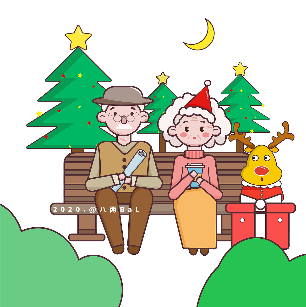 圣诞小动画（图ZMjM3MTI3Mjk2） - 创作习作 - 站酷设计师八两BaL原创素材 - 站酷ZCOOL