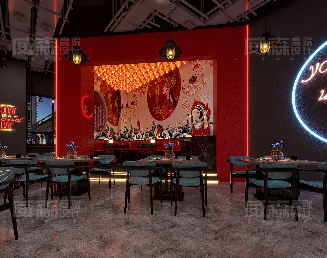 工装|国潮风 & 音乐餐吧