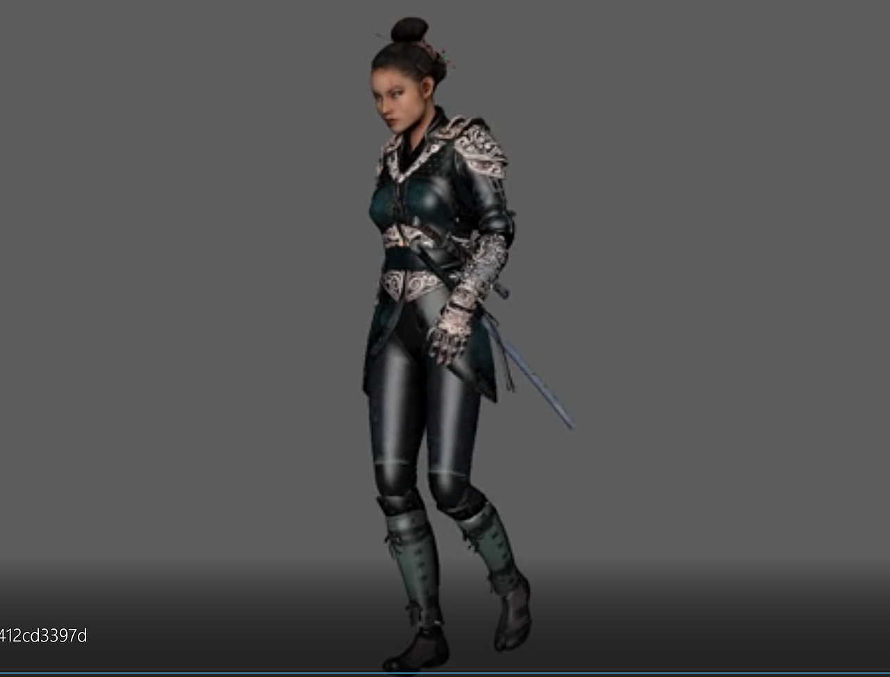 游戏角色人物绑定练习