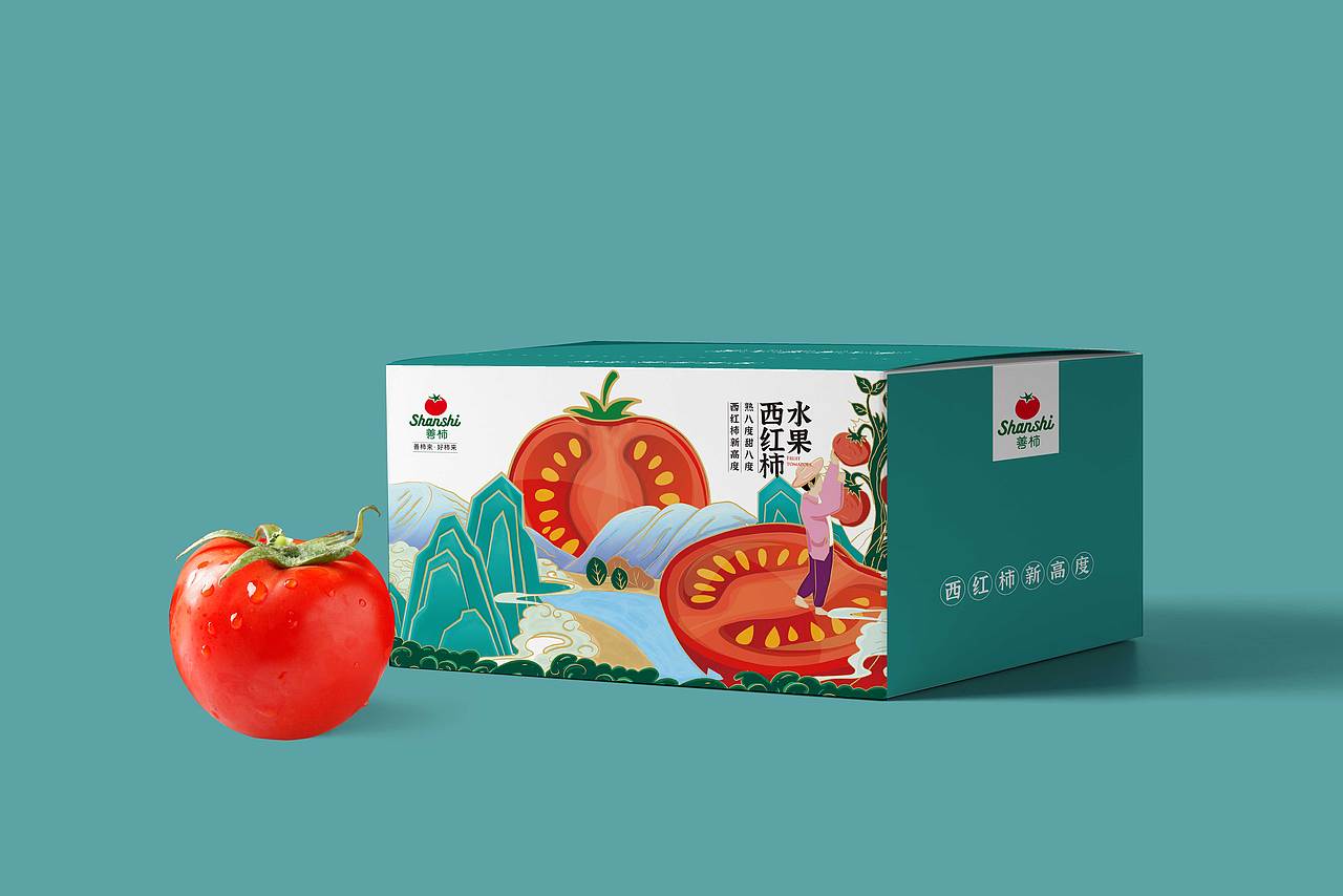 西红柿包装设计