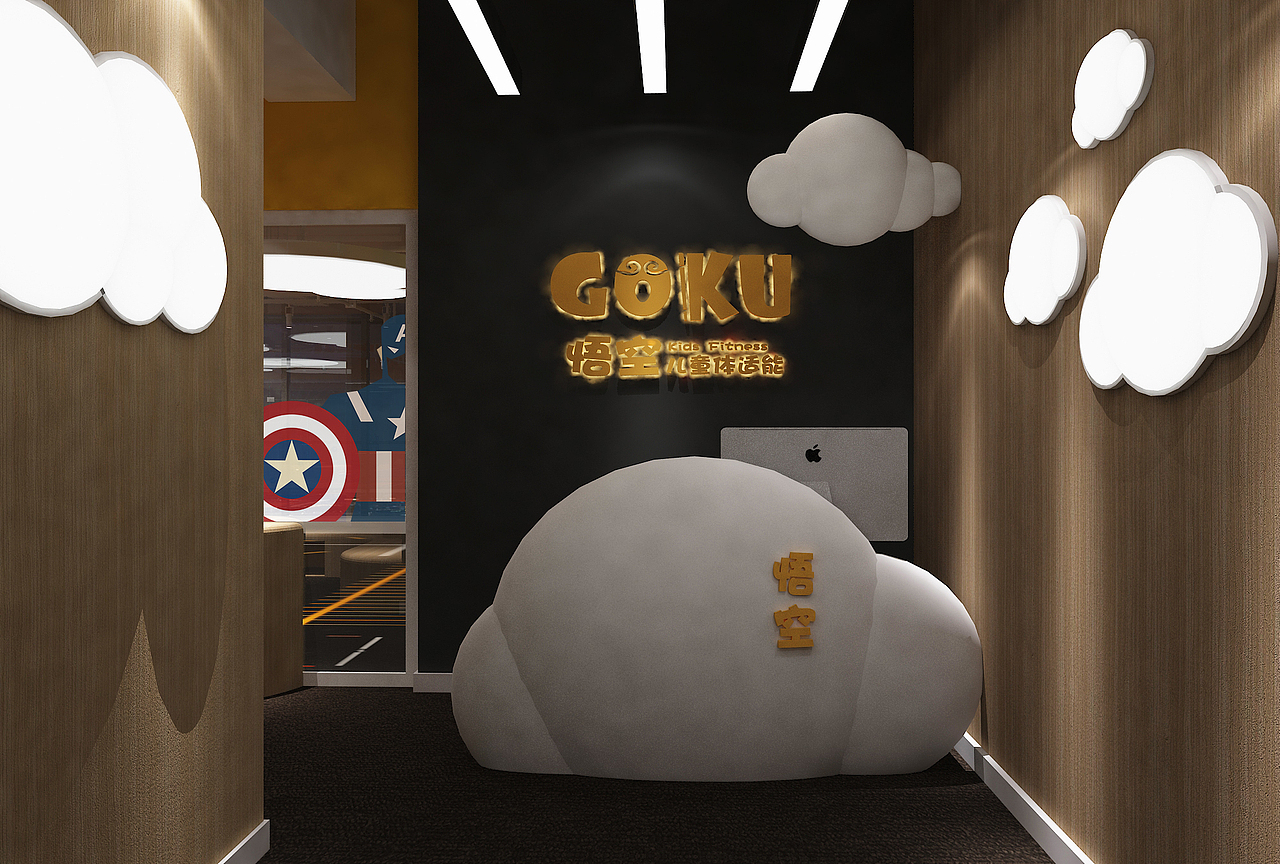 悟空少儿体适能空间设计（图ZMTEzMDk1MTI4） - 家装设计 - 站酷设计师上者艺术设计原创素材 - 站酷ZCOOL