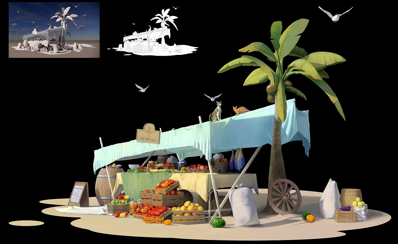 单体建筑练习（图ZMjg0MDIwODEy） - 概念设定 - 站酷设计师酱汁煮章鱼原创素材 - 站酷ZCOOL