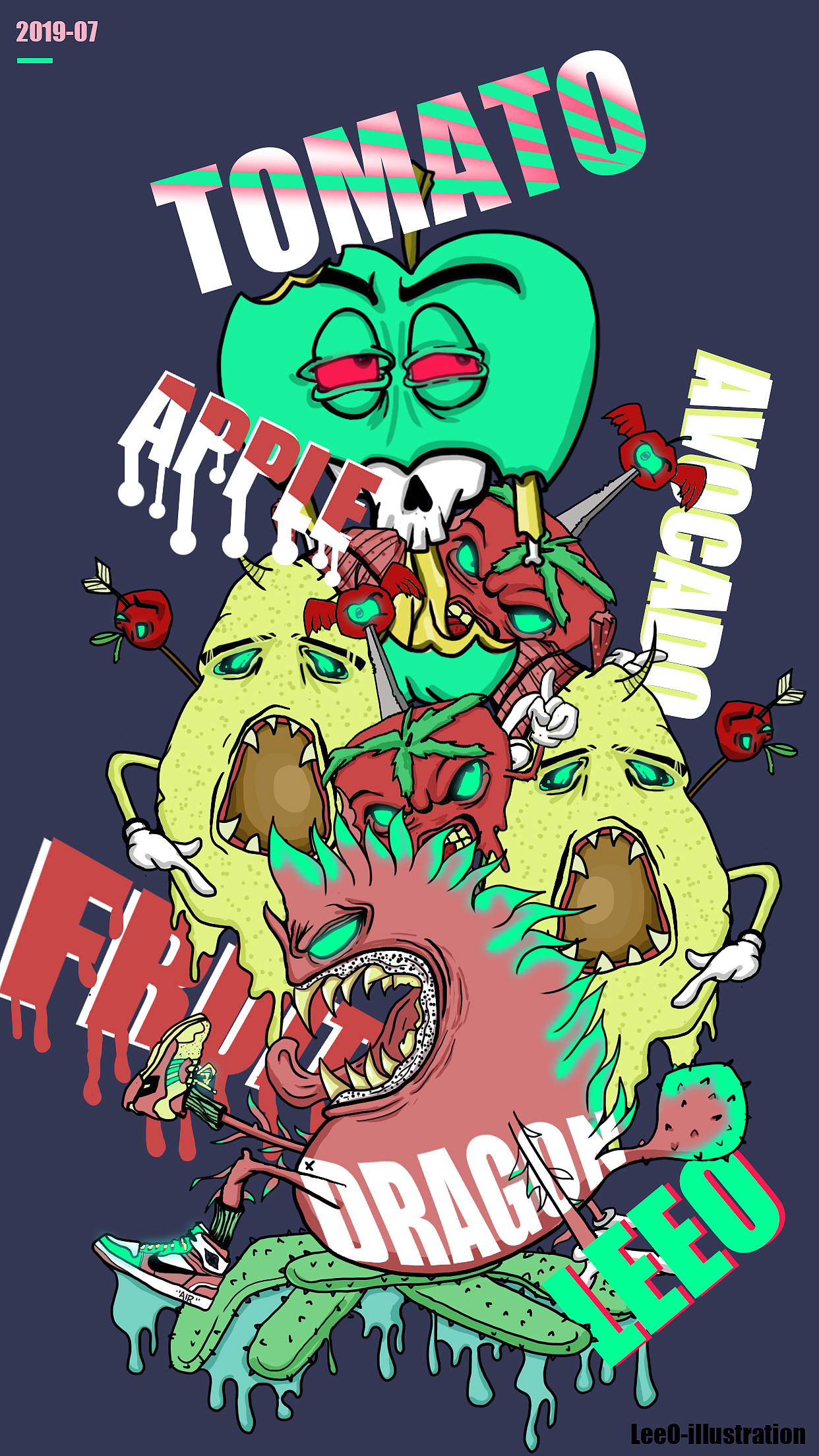 打卡练习（图ZMTY2MDA1NDEy） - 创作习作 - 站酷设计师拾陆LeeO原创素材 - 站酷ZCOOL