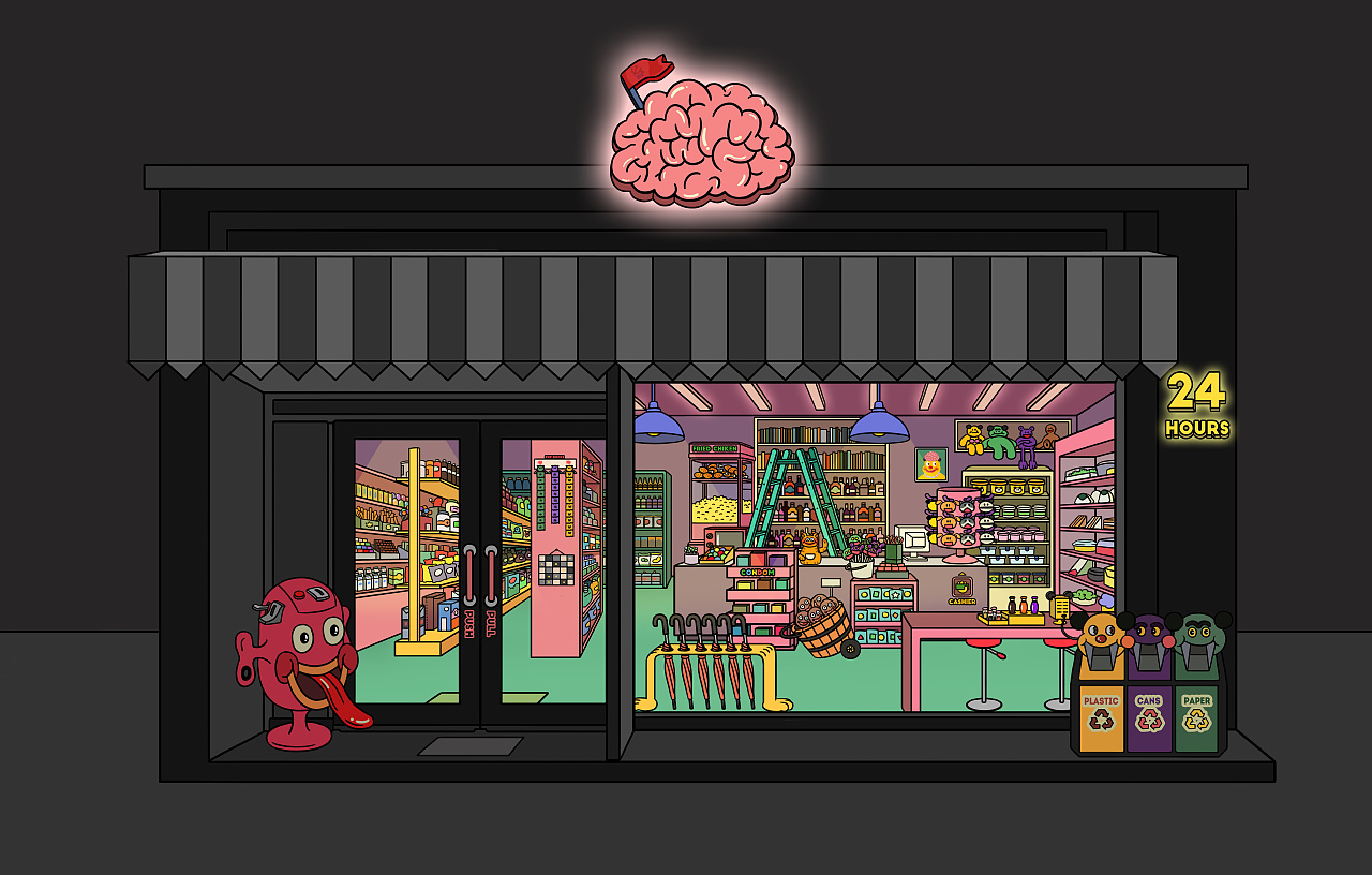 圣诞商店|动漫|动画片|王维思 - 原创作品 - 站酷 (zcool)