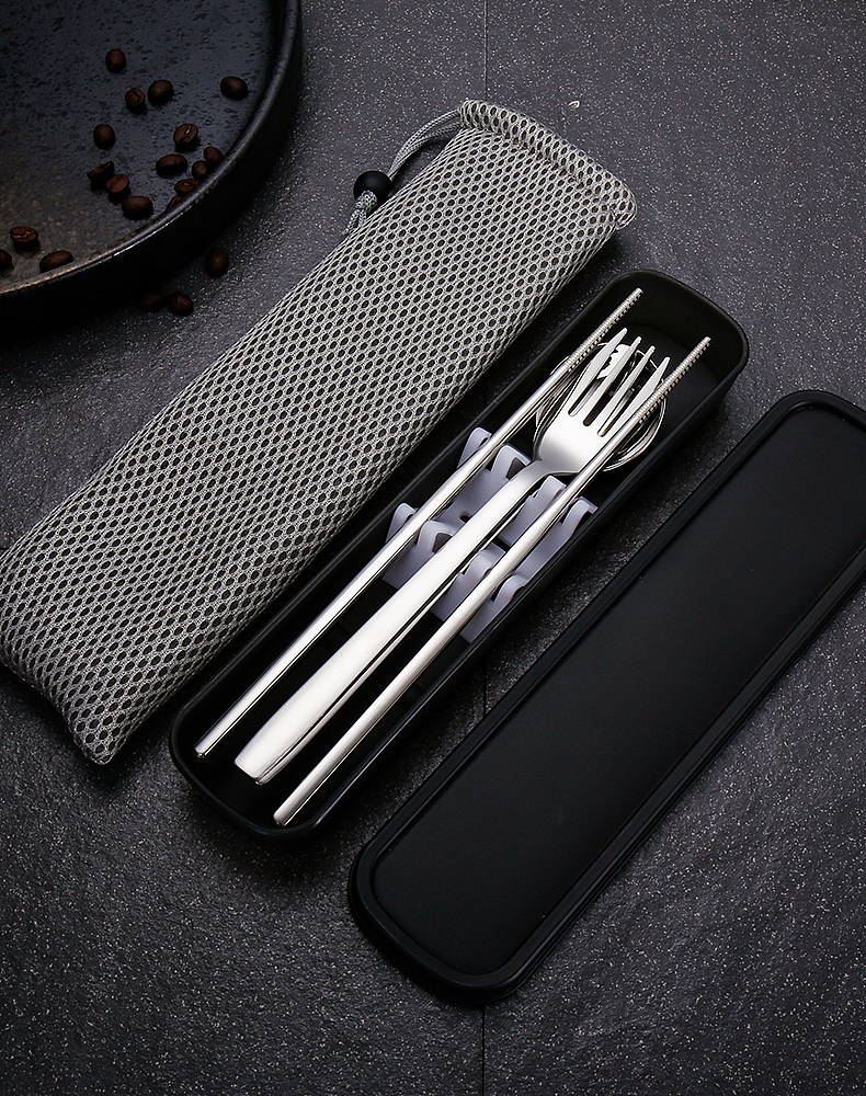 不锈钢便携餐具套装（图ZMTIxMzg1MDA4） - 产品摄影 - 站酷设计师优创摄影工作室原创素材 - 站酷ZCOOL