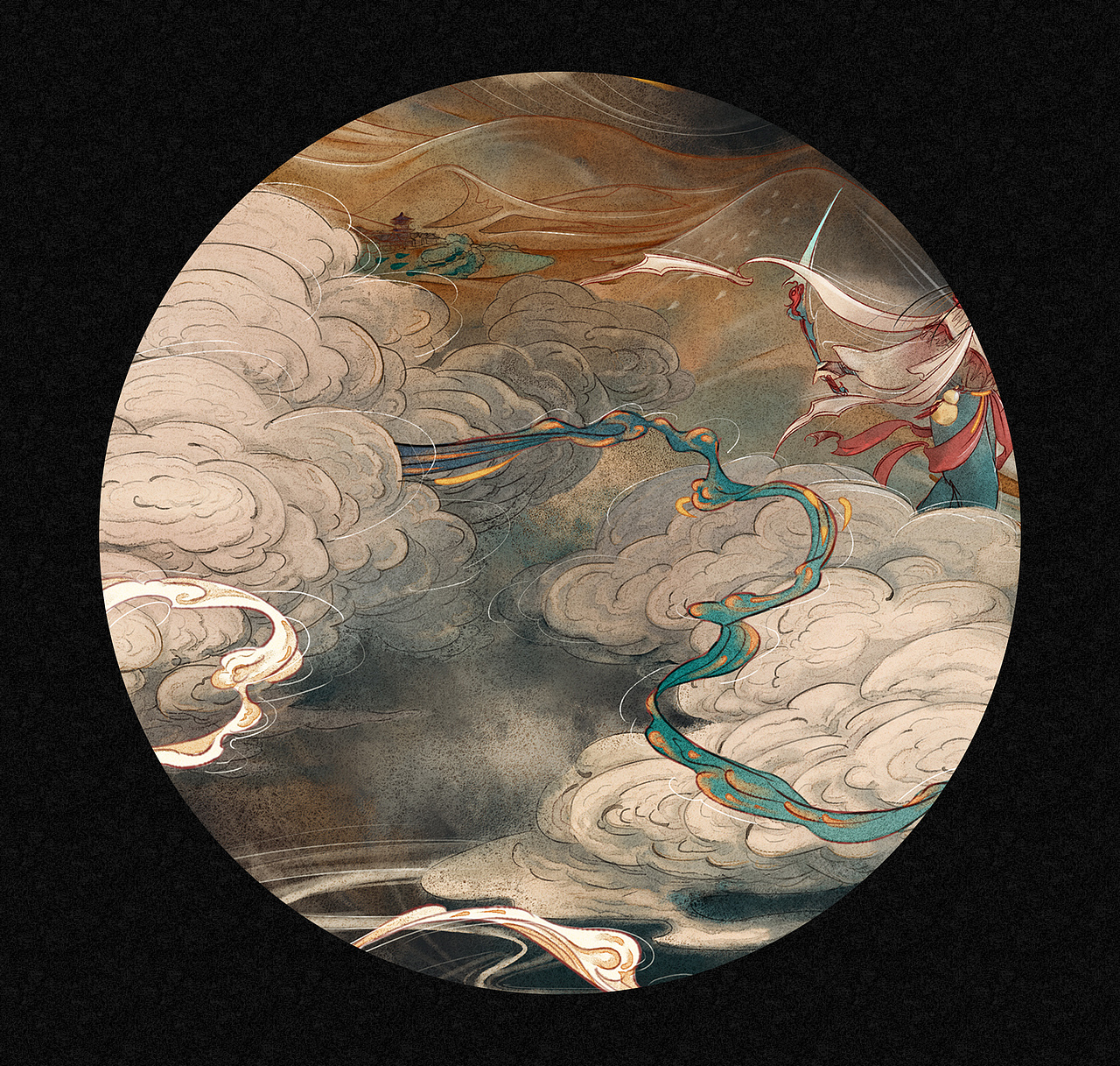 大梦一场过敦煌——王者荣耀主题海报及皮肤设计(图ZMTI4NDQyMTQ4) - 其他 - 站酷设计师迟讷原创素材 - 站酷ZCOOL