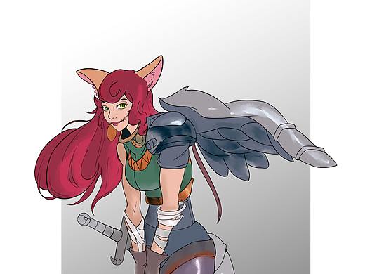 关键词挑战：裂口女-猫-畸形人（个人主页-ZNDg4NTY3MzY=） - 游戏原画 - 站酷设计师SHT700原创素材 - 站酷ZCOOL