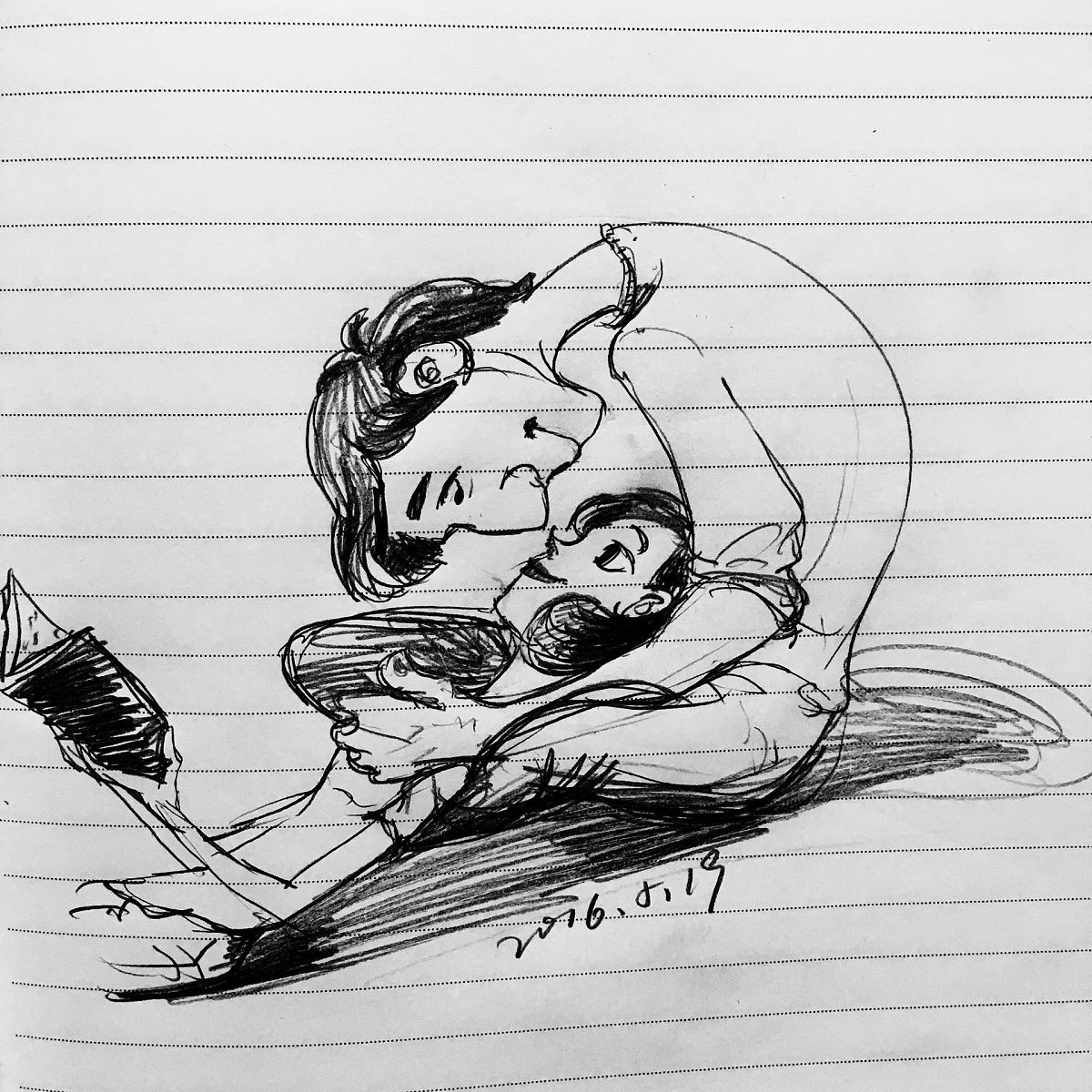 条纹本上的五分钟专注