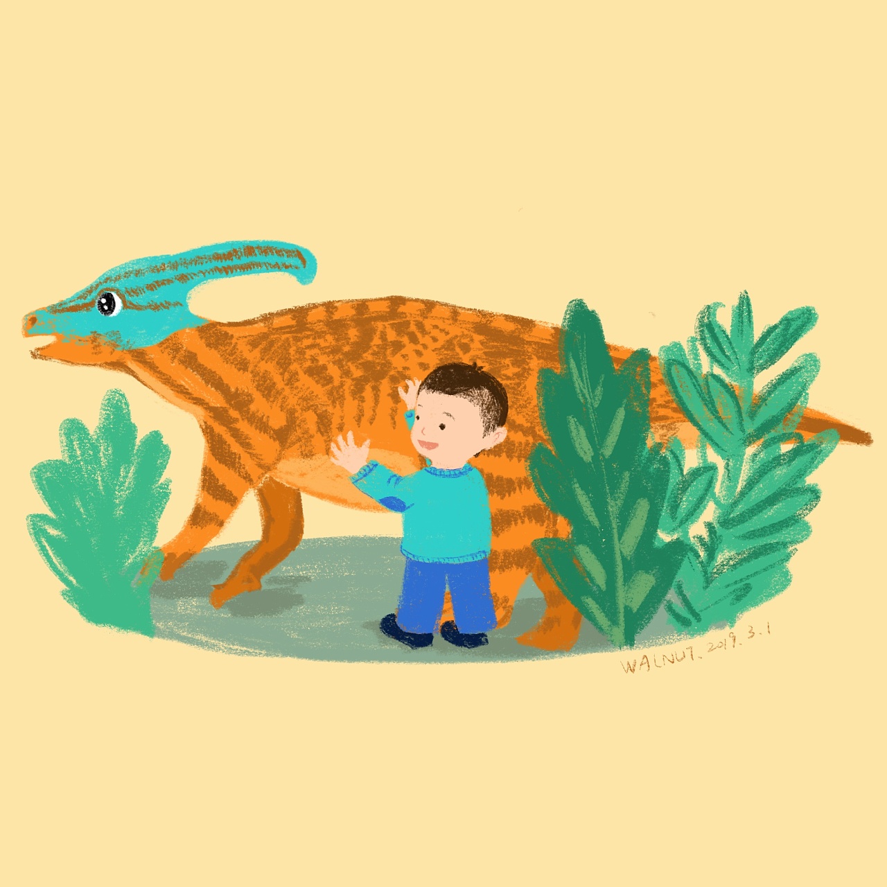 给兜兜画恐龙系列