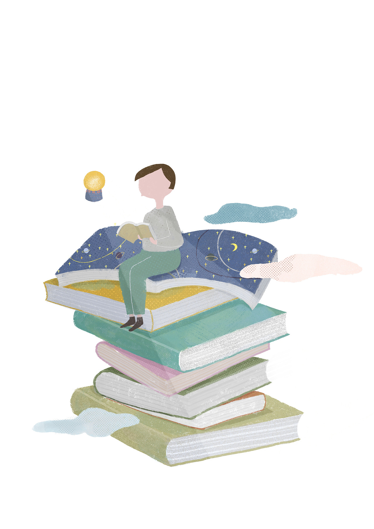 读者校园版5月刊|插画|商业插画|伪画师桑子 - 原创作品 - 站酷