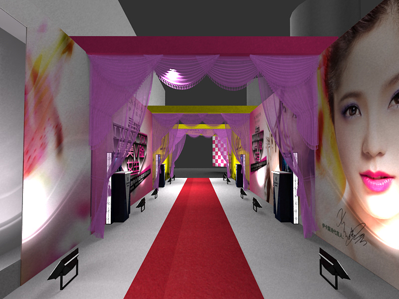 彩妆公司上海美博会-会议物料及布展物料