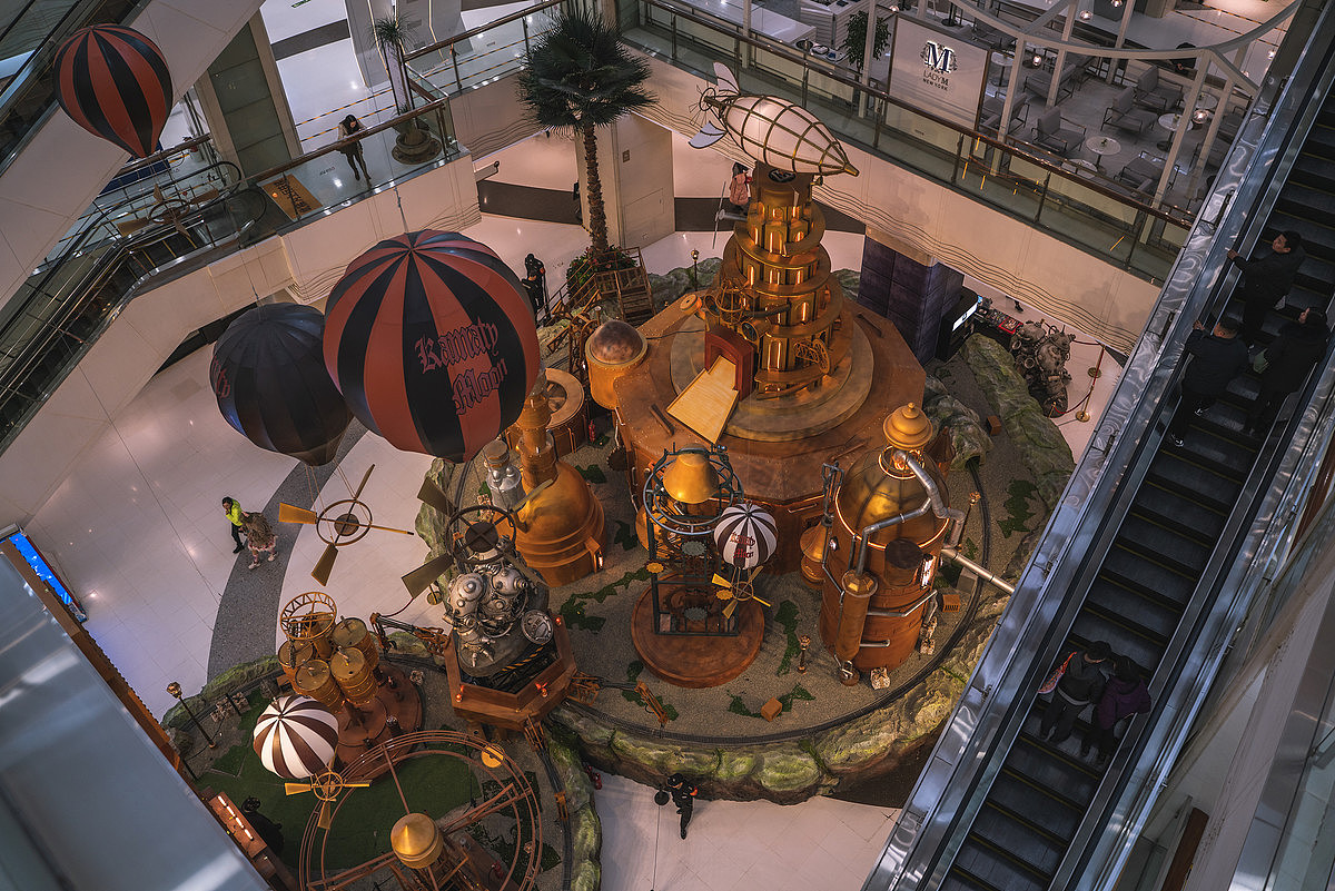 国内首个蒸汽朋克动力装置展