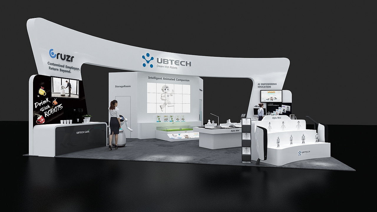 优必选韩国（图ZMTYwMDc5Nzg0） - 展陈设计 - 站酷设计师虚幻无名原创素材 - 站酷ZCOOL