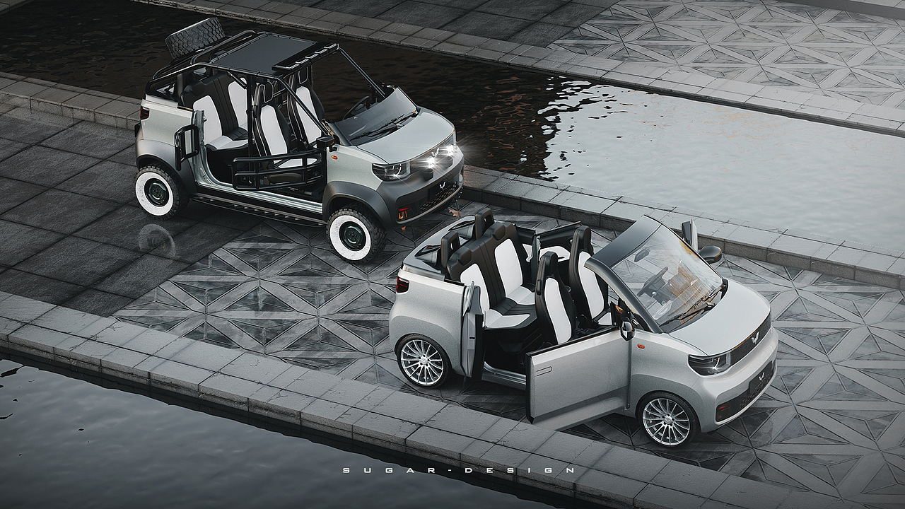 五菱宏光mini ev四座敞篷车新车预览