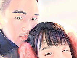 小侄女和他的daddy