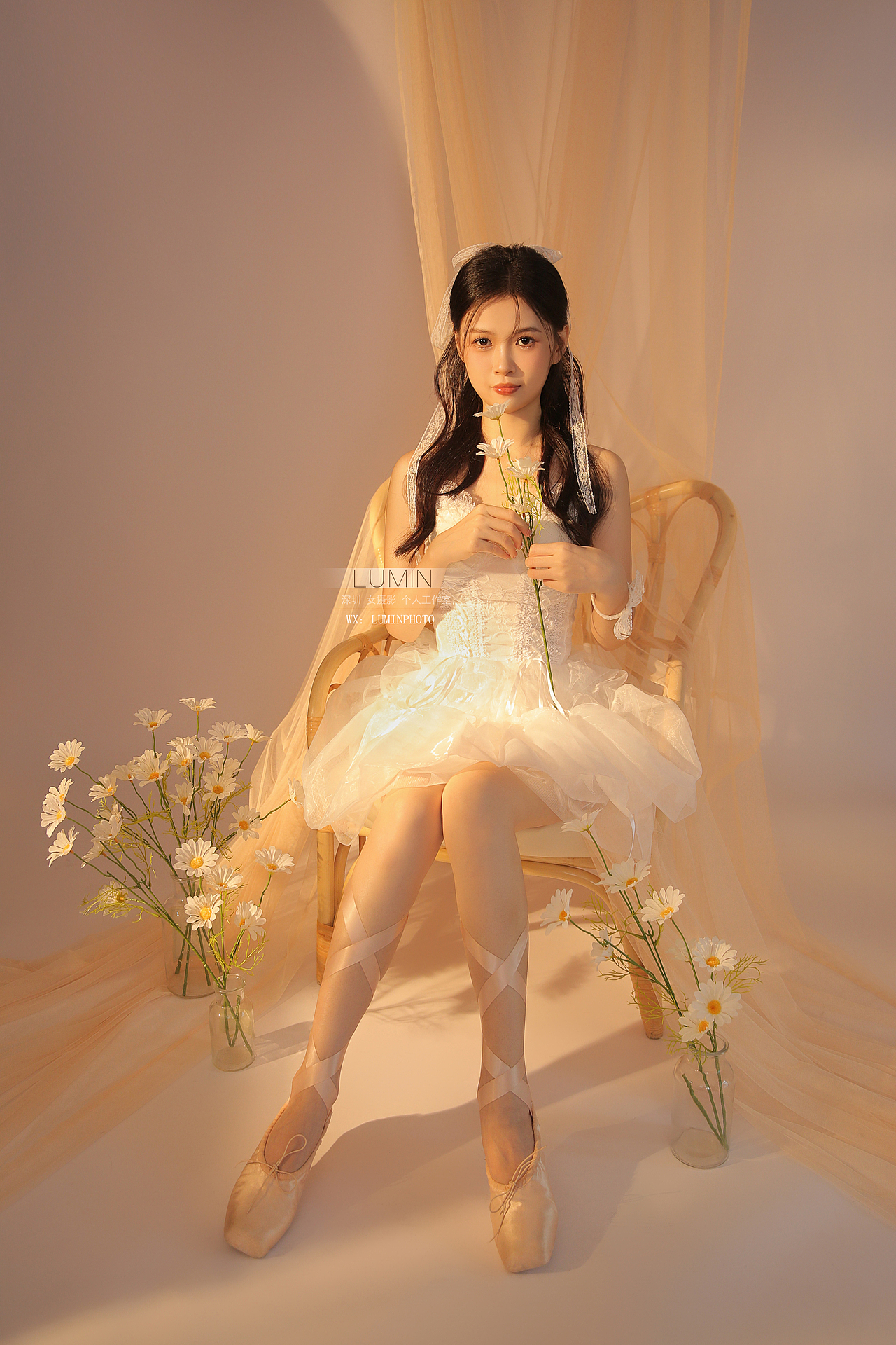花与纱的浪漫唯美 芭蕾风 少女 🩰（图ZMzU1ODM2NzY4） - 人像摄影 - 站酷设计师深圳女摄LUMIN原创素材 - 站酷ZCOOL