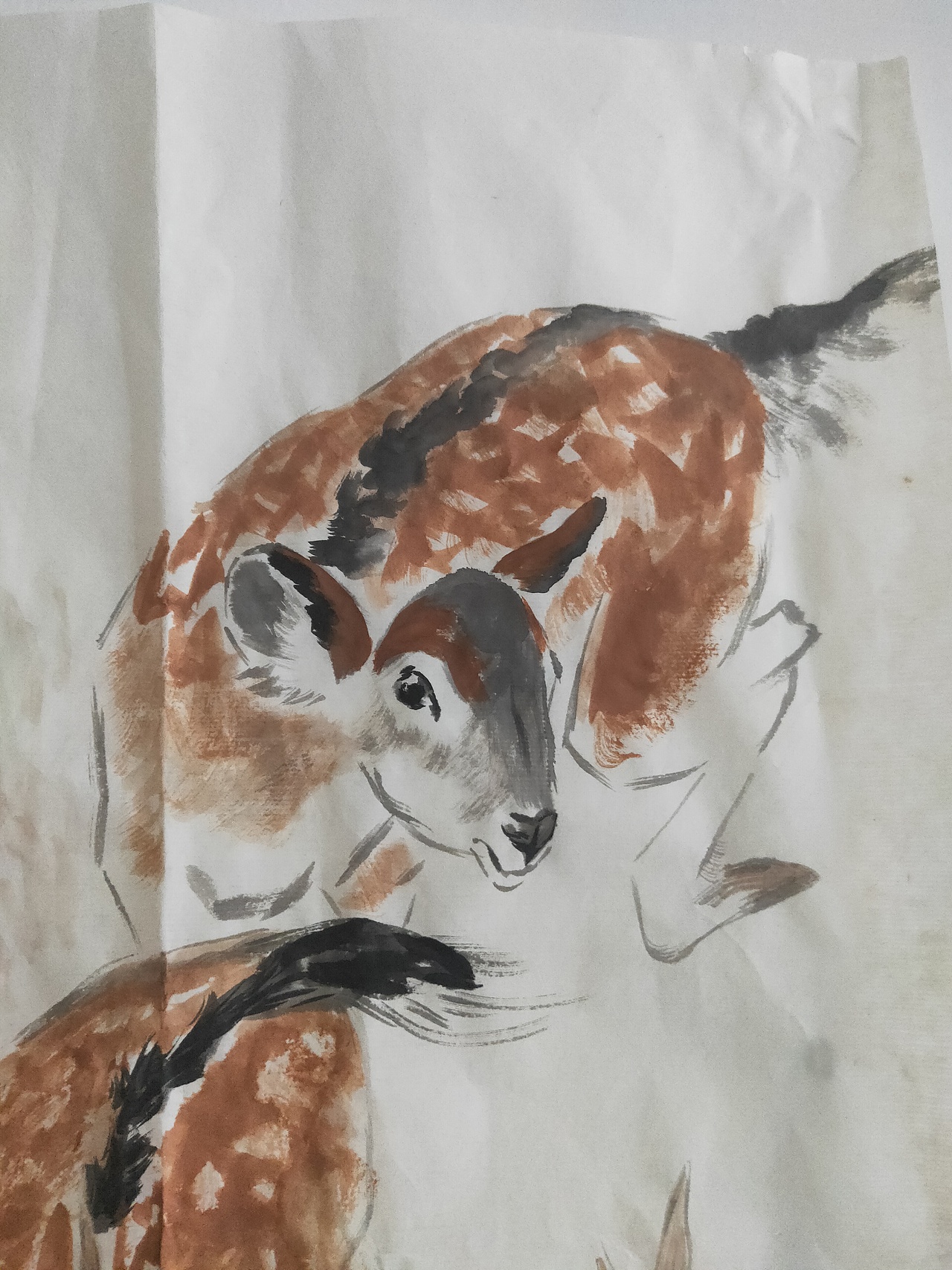 国画仿刘继卣（图ZMTk2NjA4NjEy） - 绘画 - 站酷设计师山涛2018原创素材 - 站酷ZCOOL