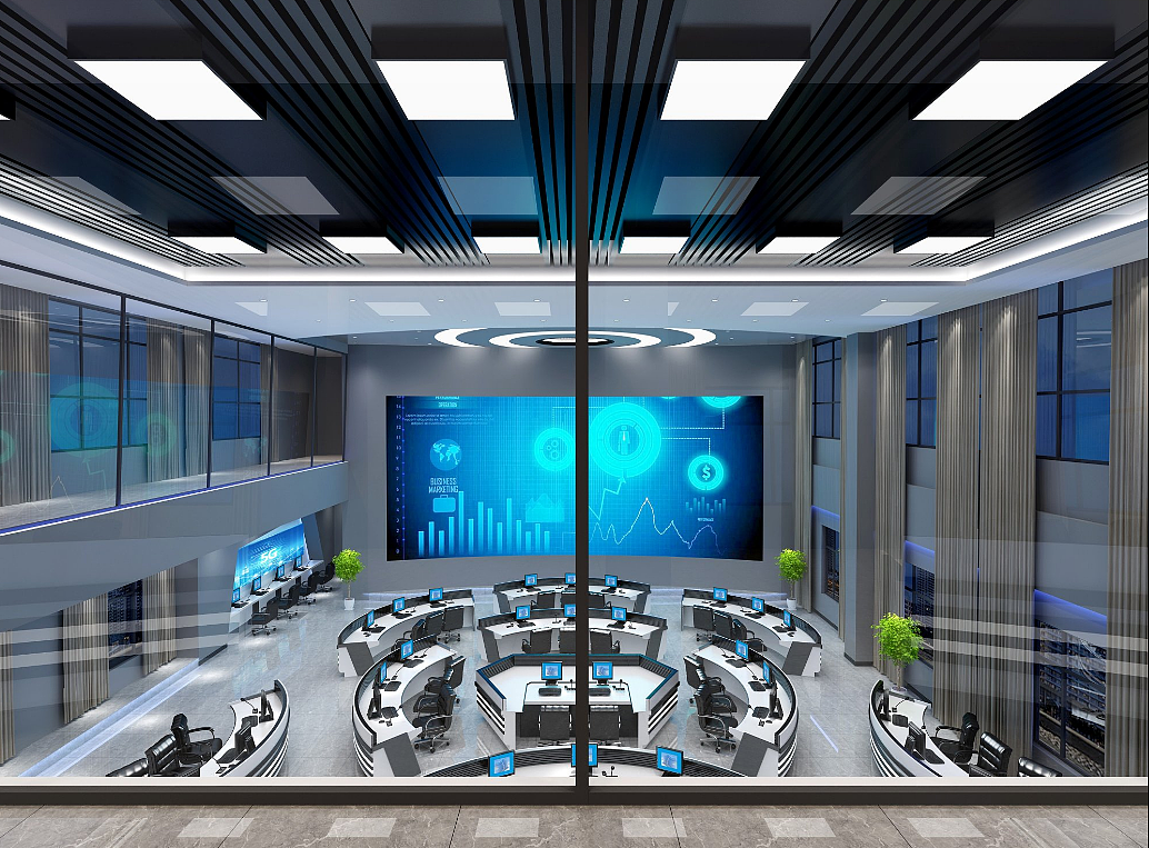 工装指挥室案例|空间|家装设计|室内设计盈盈 - 原创作品 - 站酷