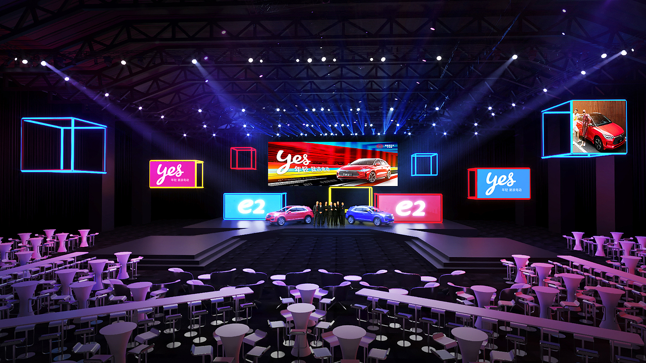 2019比亚迪E2上市发布会（图ZMTg4MDM3ODYw） - 其他三维 - 站酷设计师Gavin9527原创素材 - 站酷ZCOOL