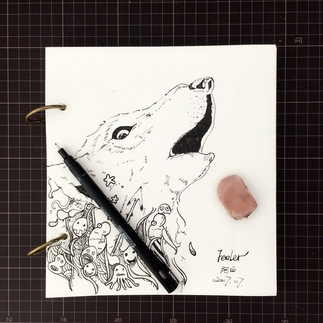 最近临摹或二次创作，生活中的小兴趣