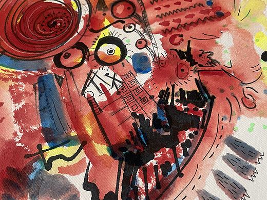 涂涂鸦[billd奔跑]（个人主页-ZNTU1ODQyMTI=） - 艺术插画 - 站酷设计师鱼阿咦原创素材 - 站酷ZCOOL