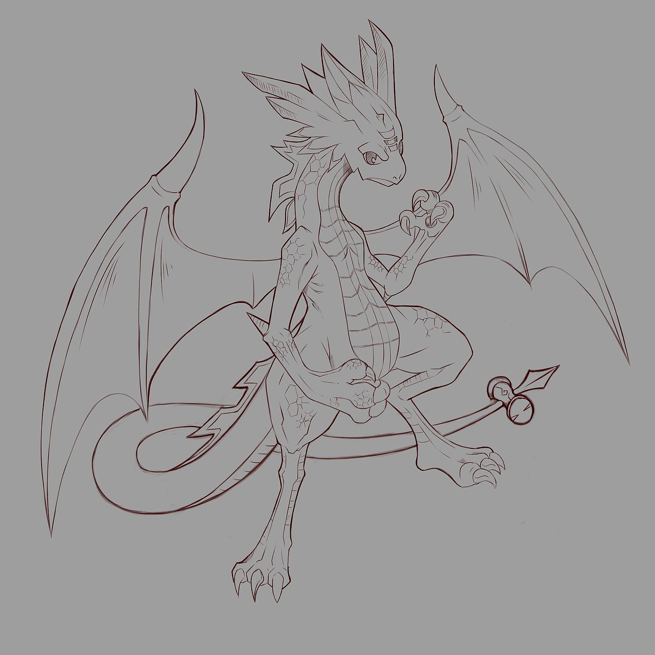 怪物线稿|插画|创作习作|bestrivenna - 原创作品 - 站酷 (zcool)