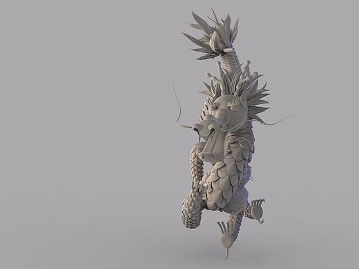 龍建模練習（個人主頁-ZMjk5MTUwMjg=） - 人物/生物 - 站酷設計師mingzhuzhu原創(chuàng)素材 - 站酷ZCOOL