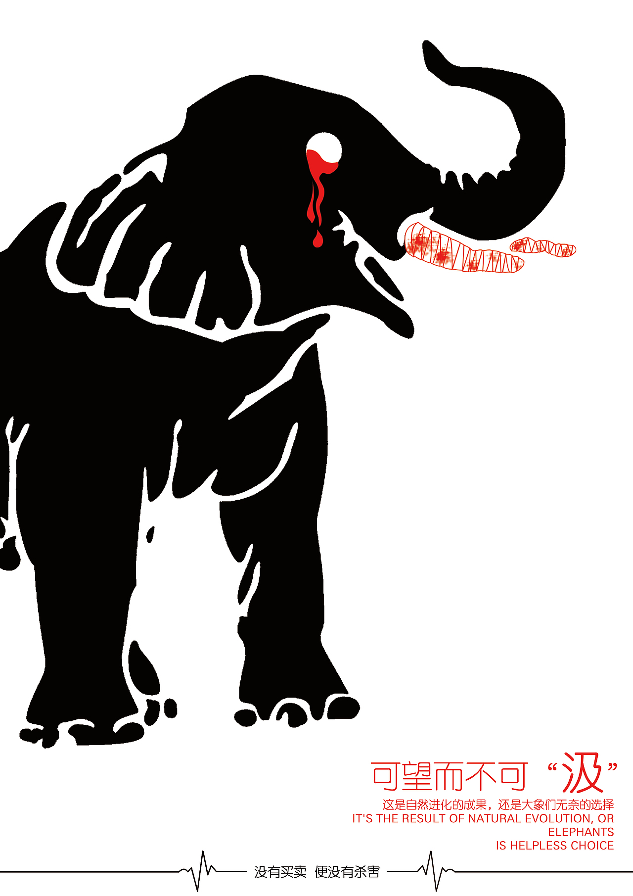 保护动物，行动在即（图ZMjE1NTI0MDQ=） - 海报 - 站酷设计师茴香叶子原创素材 - 站酷ZCOOL