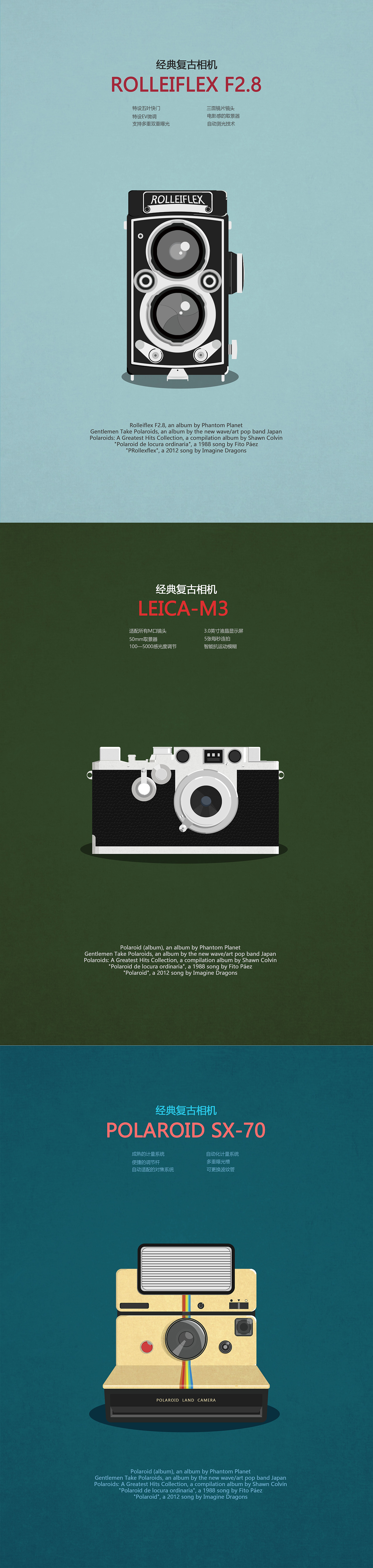 经典单反相机平面海报