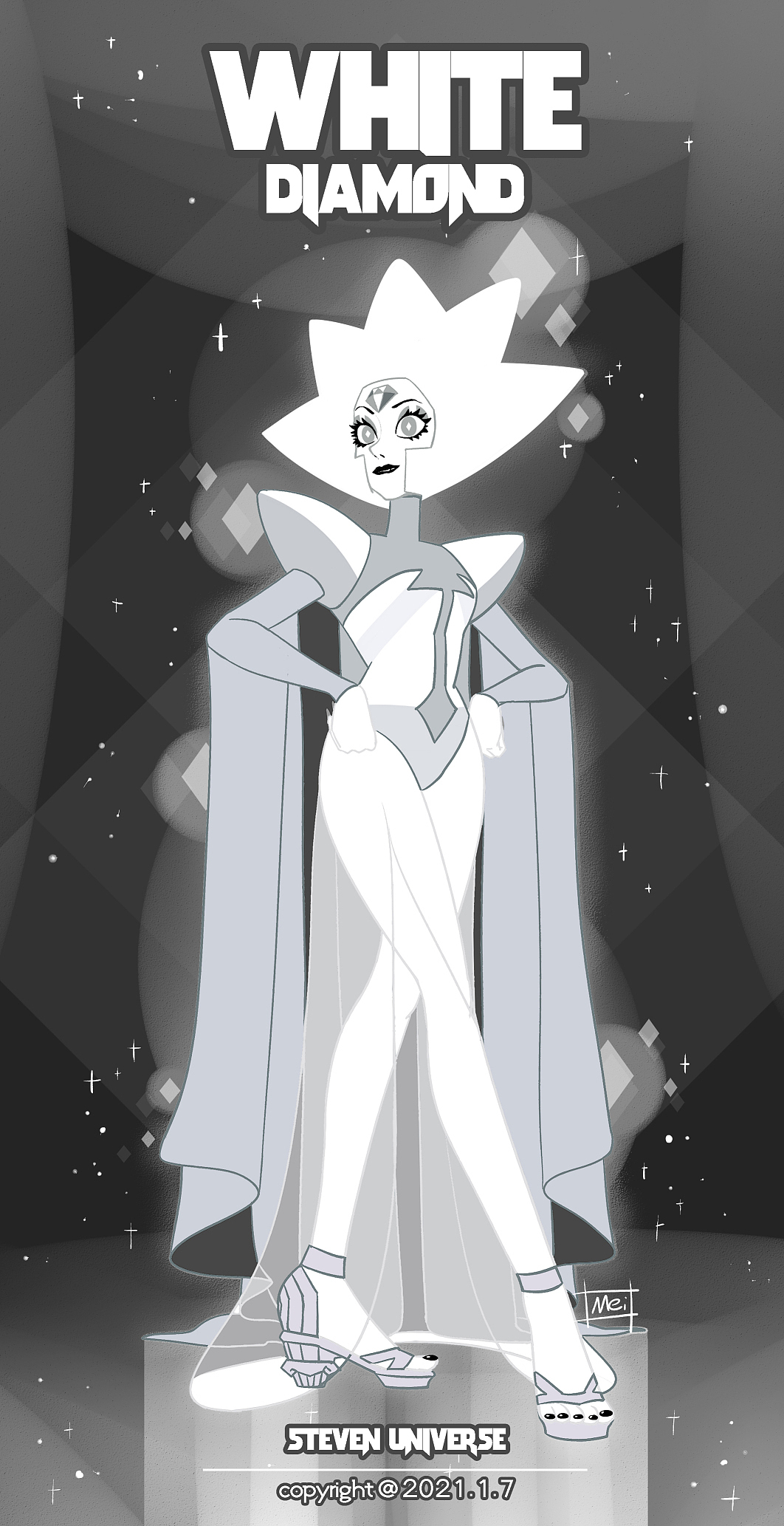 stevenuniverse宇宙小子四色钻石的手机壁纸