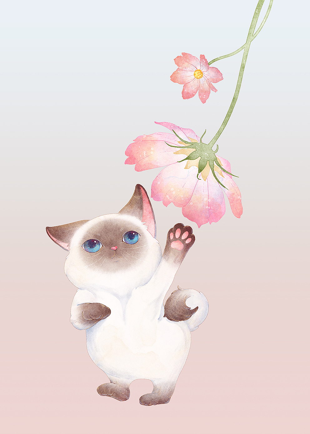 pinkpink|插画|商业插画|a飘加把劲_原创作品-站酷(zcool)