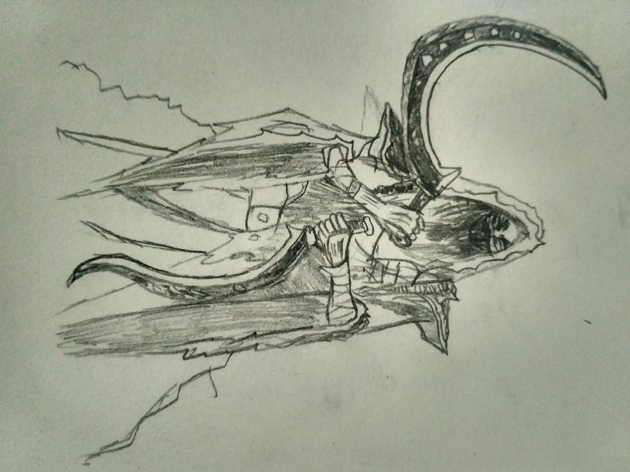 刚学的素描，比着书画的