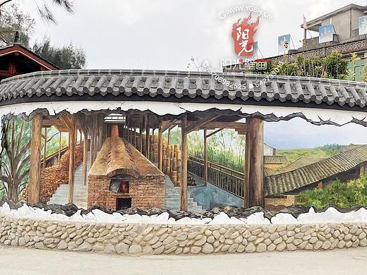美丽乡村墙绘、3D画、主题壁画作品